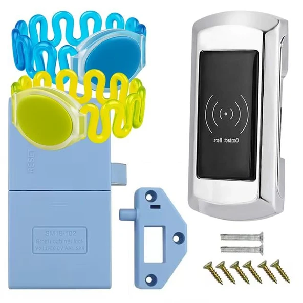 Powermaster PM-26727 125Khz RFID Dijital Çekmece Dolap Kilidi (2'Li Paket) ürün görseli 1