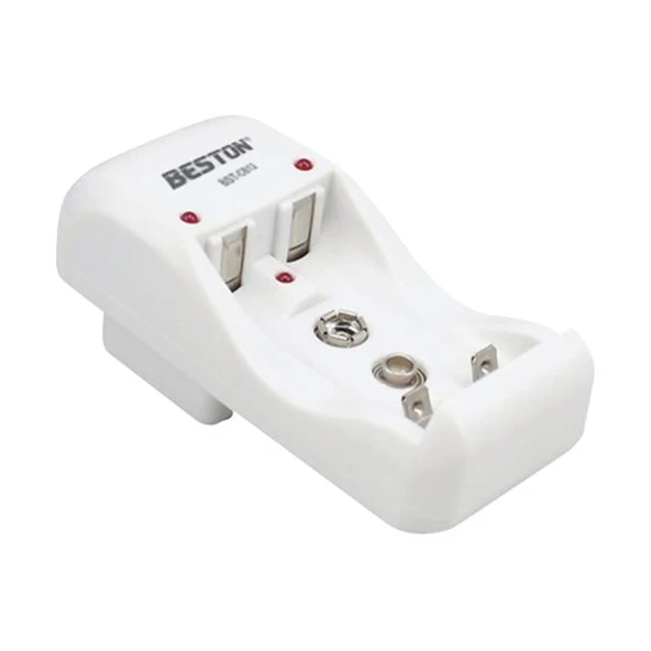 Beston BST-C812 2 X AA-AAA * 1 X 9 Volt Pil Şarj Cihazı ürün görseli 1