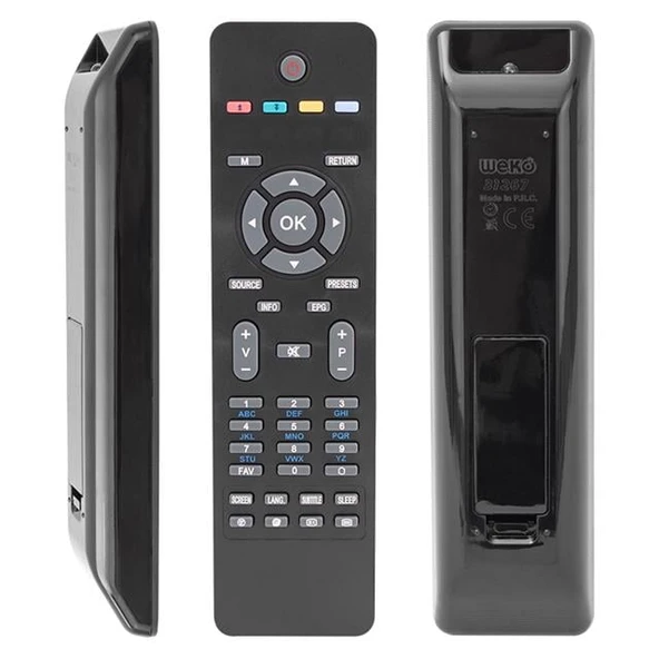 Vestel 26VH3000 32VH3000 - Regal LE22F4000 - Sharp HY 8066 - Hitachi L42SP04U Return Tuşlu Lcd-Led TV Kumandası ürün görseli 1