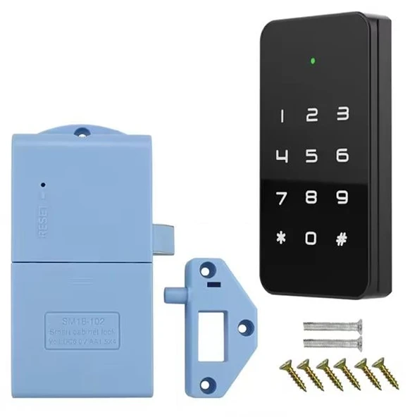Powermaster PM-26728 RFID Ve Tuş Panelli Dijital Elektronik Kapı Dolap Kilidi (2'Li Paket) ürün görseli 1
