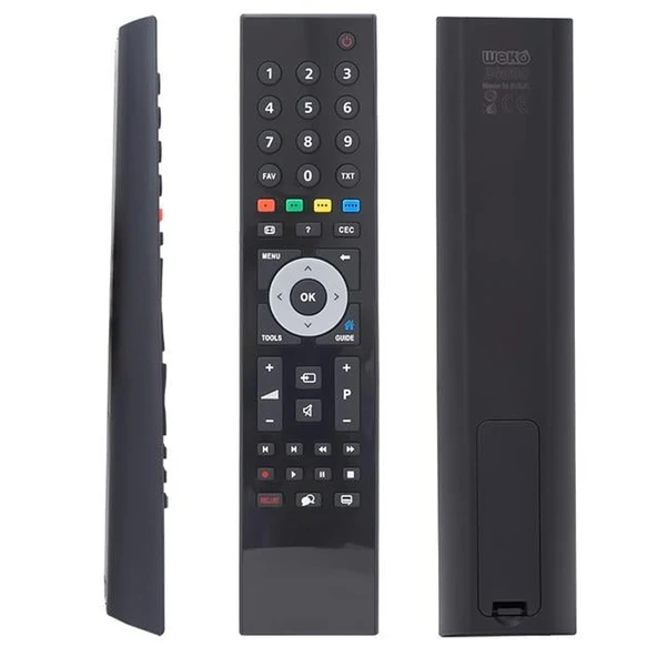 Arçelik A50-LEL-2B / Beko B42LEP6 Metalik Göbekli Lcd TV Kumandası ürün görseli 1