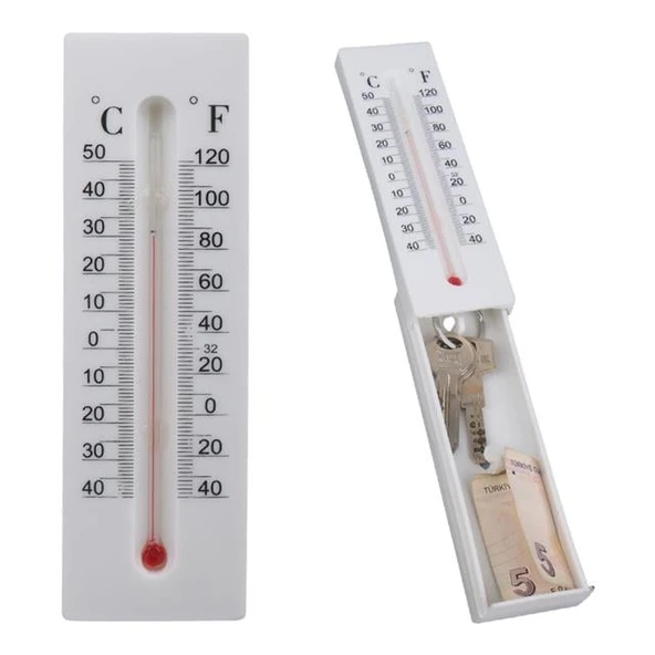 Sunup SN-24891 Dekoratif Gizli Bölmeli Termometre ürün görseli 1