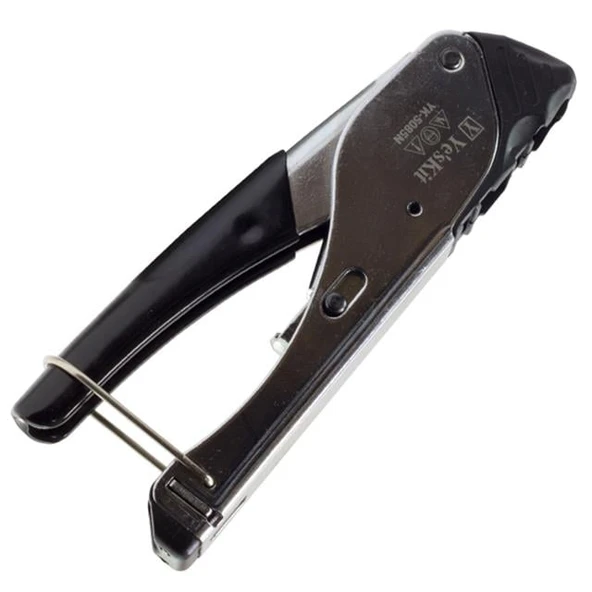 Yeskit YK-5085N F, BNC, RCA, IEC 4 Fonksiyonlu Sıkıştırmalı Koaksiyel Sıkma Pensesi RG59, RG6, RG6Q, RG7, RG11 ürün görseli 1