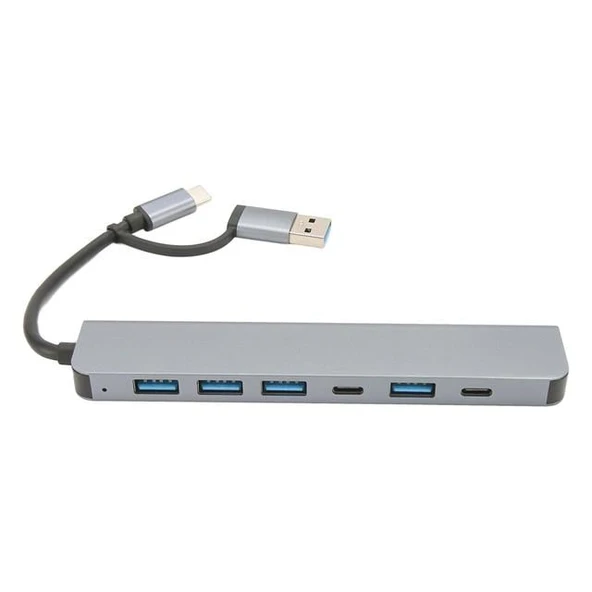 Powermaster Type-C 7İn1 Usb 3.0 Hub ürün görseli 1