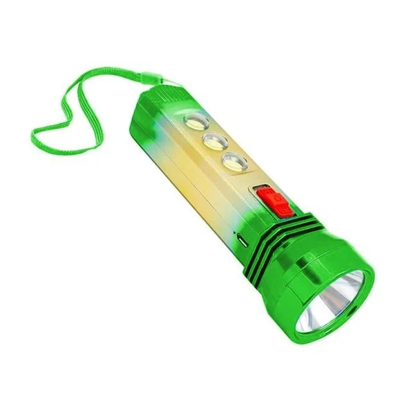 Powermaster TB33 1+3 Ledli İki Çalışma Modlu Şarjlı El Feneri ürün görseli 1