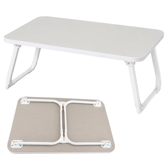 Sunup SN-29691 Katlanabilir Laptop Masası Ve Yatak Koltuk Üzeri Tepsisi Beyaz 60X40cm ürün görseli 1