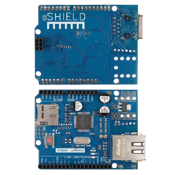 Arduino W5100 Ethernet Shield Ve Micro SD Kart Modülü ürün görseli 1