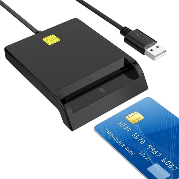 Powermaster PM-29960 USB Akıllı Kart Okuyucu CAC Reader ürün görseli 1