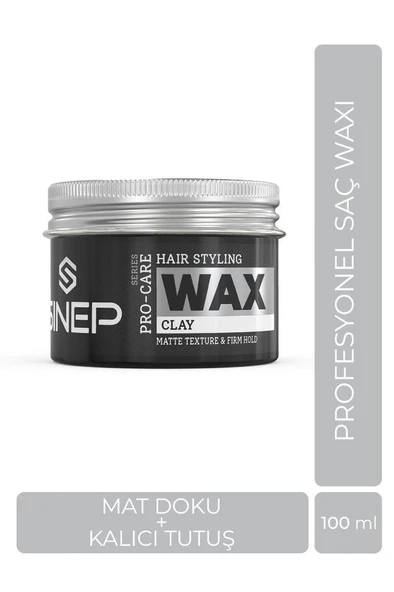 Sinep Pro-Care Premium Seri Clay Kil Mat Wax 100 Ml ürün görseli 1