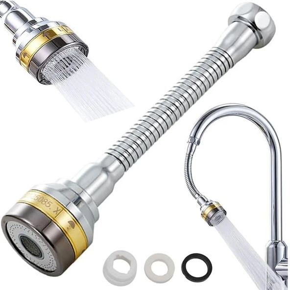 Sunup SN-29319 Üç Kademe Hız Ayarlı Su Akış Kontrollü Musluk Başlığı ürün görseli 1