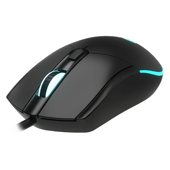 Lenovo Lecoo MS120 2400 DPI RGB Aydınlatmalı Kablolu Gaming Mouse ürün görseli 1