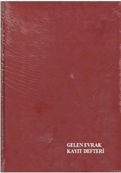Özkan Gelen Evrak Kayıt Defteri Ciltli 192 Yp Bordo ürün görseli 1