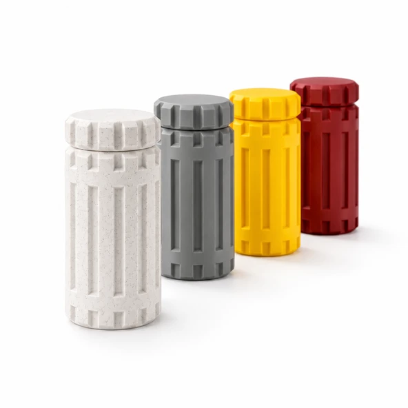 Vidalı Saklama Kutusu Mini Taşınabilir Organizer Kapsül Kutu Sert Plastik Çok Amaçlı Saklama Kabı ürün görseli 1