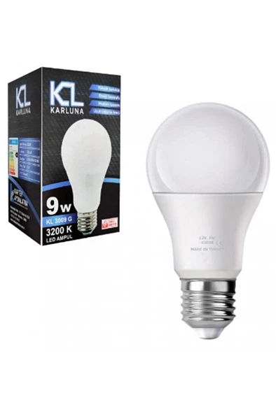 KL-3009B Led Ampul 220Volt 9 Watt Beyaz ürün görseli 1