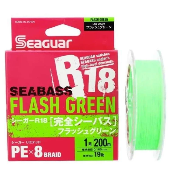 Seaguar Seabass Flash Green 8X 150m A.Yeşil Pe ürün görseli 1