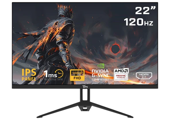 TWISTED 22" IPS TM22FHD120IPS 1ms 120Hz HDMI EV Ofis Tipi Monitör (1920x1080) ürün görseli 1