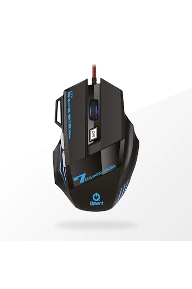QM-102 USB 7 Tuşlu Rainbow Mouse ürün görseli 1