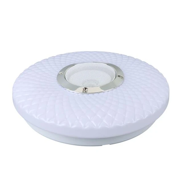 Powermaster PM-27329 Beyaz 30*6 Cm 24 Watt Bluetooth Hoparlörlü Tavan Aydınlatma (AL-BL302) Tornavida Hediyeli ürün görseli 1