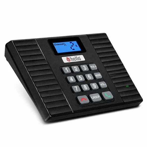 Hello F60D DC 5V 1A Kablosuz Intercom Sistemi 18 Kanal Kapalı Devre Sesli İletişim Çözümü ürün görseli 1