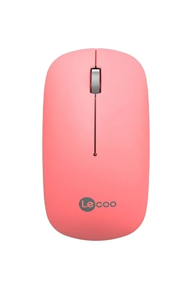 LECOO WS214 Kablosuz Optic 1600dpi Pembe Mouse ürün görseli 1