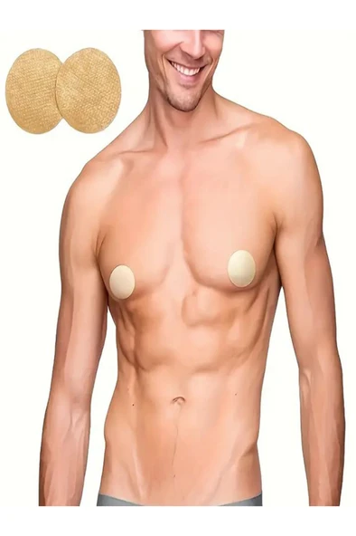 Erkekler için 20 adet Polyester Görünmez Göğüs Ucu Kapakları ürün görseli 1