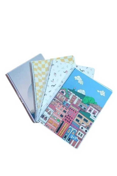 1 ADET 120 Yaprak A4 3+1 Defter (3 Kareli 1 Çizgili) ürün görseli 1