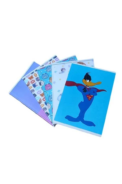 PP Kapak A5 40 Yaprak Dikişli Kareli Defter 2 ADET ürün görseli 1