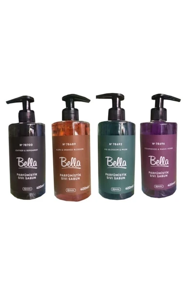 Parfümistik Sıvı Sabun 400 ml Seti Leather&bergamot/cedarwood &magic Herbs/fig Blossom & Musk/ ürün görseli 1