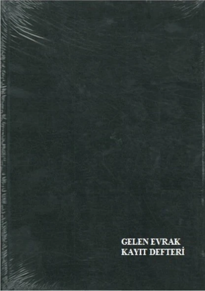 Özkan Gelen Evrak Kayıt Defteri Ciltli 192 Yp Siyah ürün görseli 1