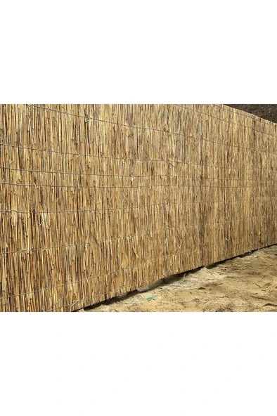 Doğal ve Dayanıklı Pres Bambu Kamış Balkon Çatı Kaplama (kalınlık , 2 cm 1 x 2 metre) ürün görseli 1