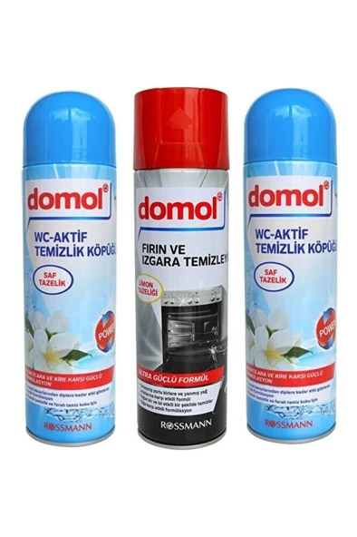 Fırın Izgara Temizleyici Köpük Limonlu ve Tuvalet Temizleme Köpüğü Saf Tazelik 500 ml (2 Adet) ürün görseli 1