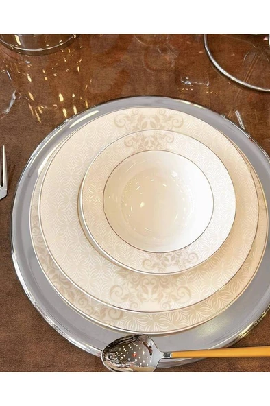 Porselen 1  adet pasta tabağı ürün görseli 1
