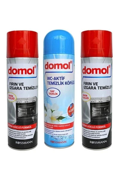 Fırın Izgara Temizleyici Köpük Limonlu (2 Adet) ve Tuvalet Temizleme Köpüğü Saf Tazelik 500 ml ürün görseli 1