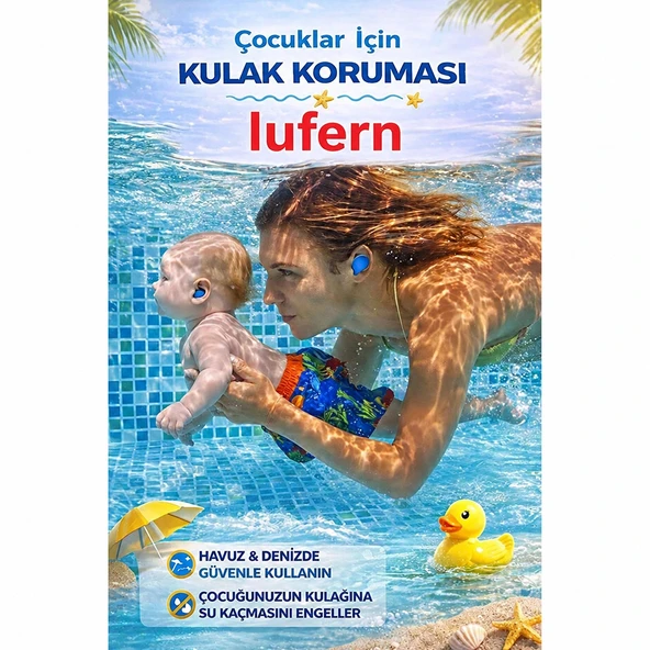 Esnek Yumuşak Silikon Kulak Tıkacı 6'lı Özel Kutulu Su Geçirmez ve Gürültü Önleyici Uyku Havuz Deniz ürün görseli 1
