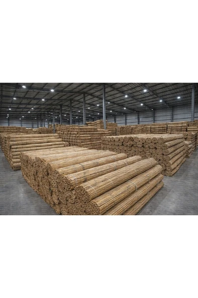 Kamış Çit Bambu Çit Hasır Doğal 2X5 Mertre - Resim 6