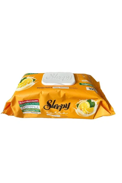 Extra Doğal Limon Yağı Özlü Islak Yüzey Temizlik Havlusu - 100'lü Paket ürün görseli 1