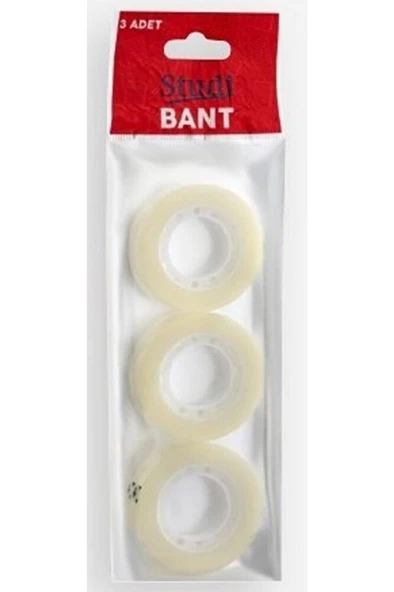 Studi Yapıştırıcı Bant 3'lü Paket ürün görseli 1