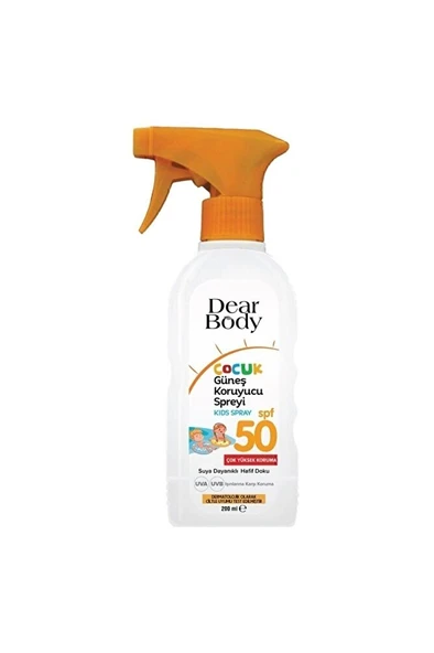 Spf 50 Çocuk Güneş Koruyucu Spreyi 200 ml ürün görseli 1