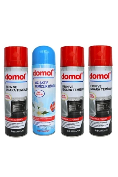 Fırın Izgara Temizleyici Köpük Limonlu (3 Adet) ve Tuvalet Temizleme Köpüğü Saf Tazelik 500 ml ürün görseli 1