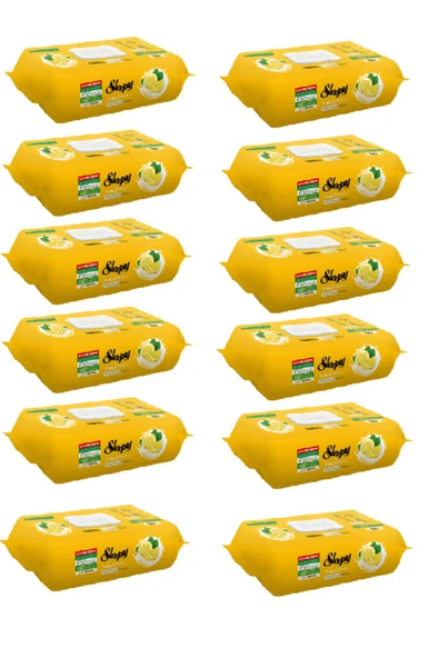 Extra Yüzey Temizlik Havlusu Doğal Limon Yağı 100 Adet X 12 (12 Paket) ürün görseli 1