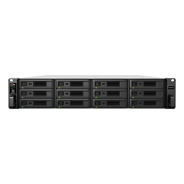 SYNOLOGY RS3621RPxs XEON D-1531-8GB DDR4 ECC UDIMM-12-diskli Rack Nas Sunucu (Disksiz) ürün görseli 1