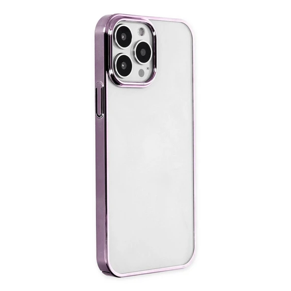 İphone 14 Pro Kılıf Element Silikon - Lila - Resim 2