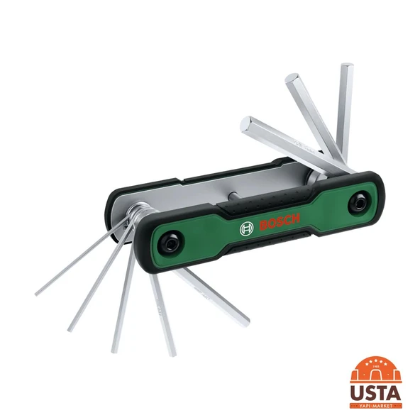 Bosch Katlanır Alyan Anahtar Seti 8’i 1 Arada 1600A039L7 ürün görseli 1