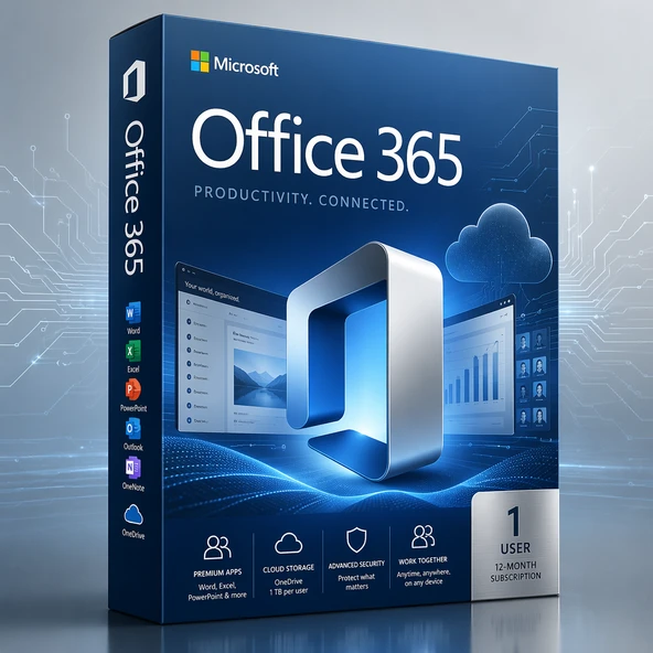 Microsoft Office 365 Pro Plus Kullanıcı Hesabı ürün görseli 1
