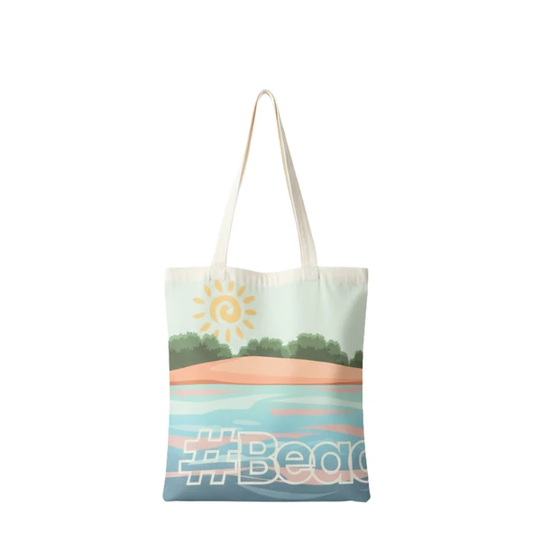 Baghashtag Beach Bag Baskılı Bez Çanta ürün görseli 1