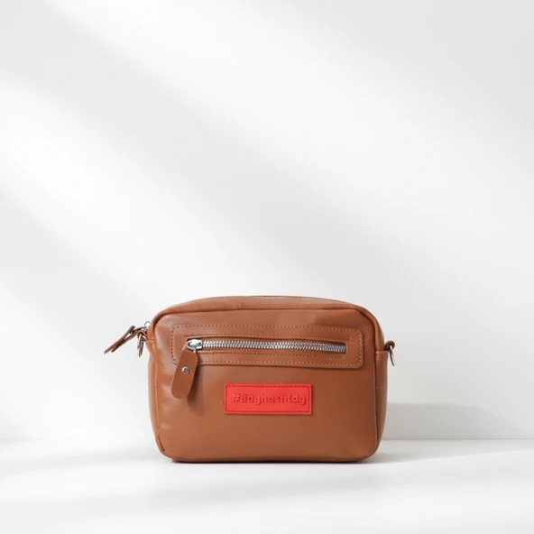 Baghashtag Taba Minik Unisex 3 Gözlü Deri Çanta ürün görseli 1