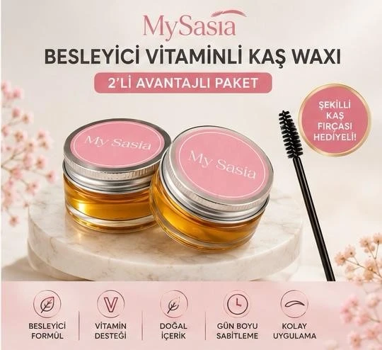MY SASIA KAŞ WAXI 2'Lİ SET ürün görseli 1
