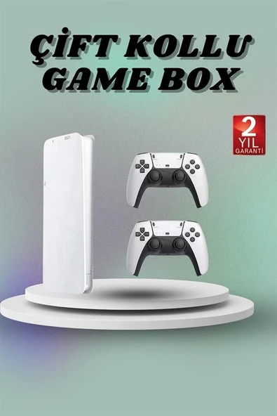 Game Box 3D Çift Oyun Kollu 4K HD Ekran 20000'den Fazla Oyun Seçeneği 2.4G Kablosuz ürün görseli 1
