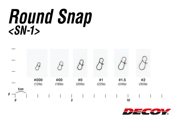 Round Snap SN-1 13 Adet Rapala Klipsi - Resim 3