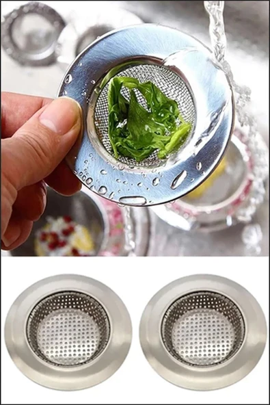 Paslanmaz Çelik Mutfak Lavabo Süzgeci Evye 7 Cm ürün görseli 1
